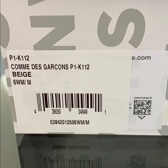 🔴Sold🔴Men’s Comme des garçons converse - Picture 5 of 7